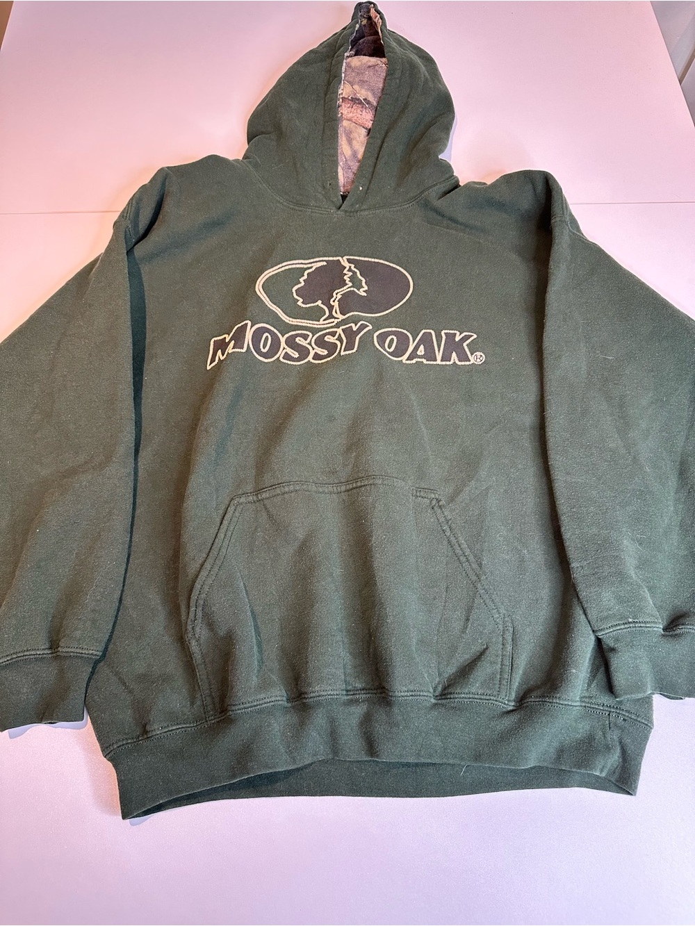 Mossy Oak Forest Green Logo Pullover Hoodie